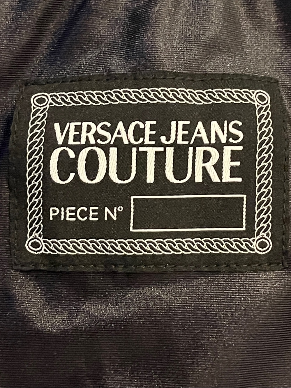 Versace Jeans Couture Shiny Noir Bodysuit - Picture 7 of 16